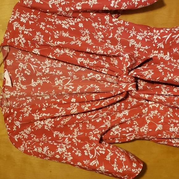 Showpo Inner Circle Only Dress Red Floral - Picture 4 of 8